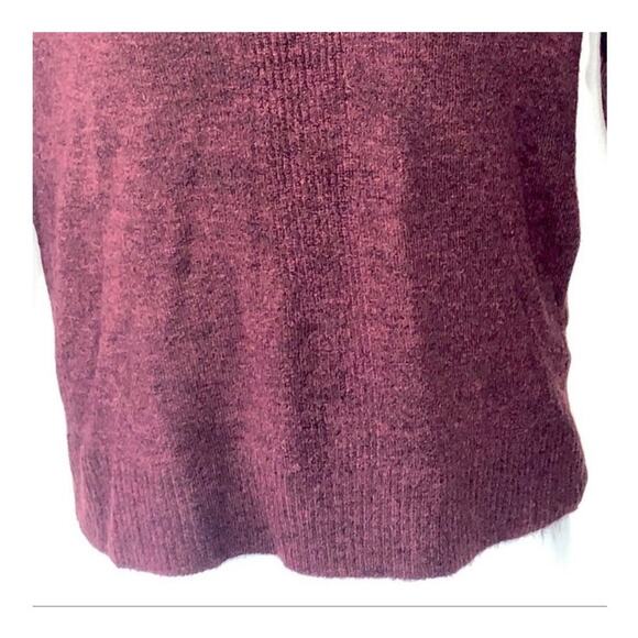 Banana Republic Factory Burgundy Split Cowl Neck Sweater XS - Picture 10 of 14